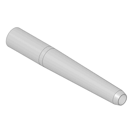 Alloy hollow tine - .750mt x 5.500l x .520od