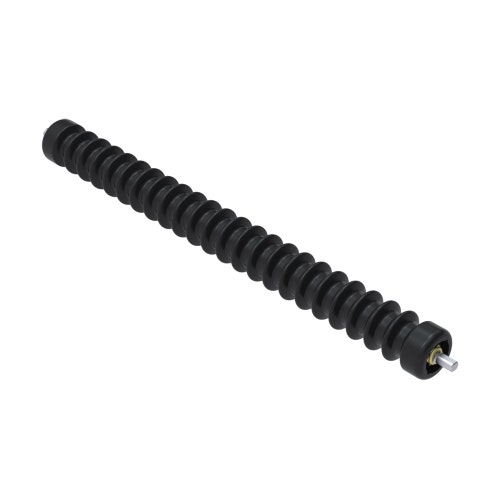 Roller - grooved uhmw polyethylene