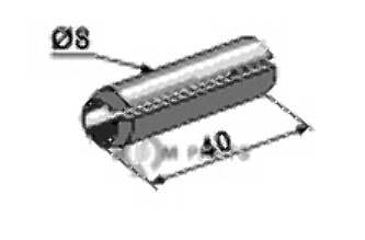 Spanstift - Ø8x40 63-mul-87