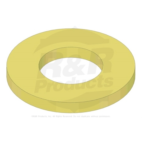 Washer - flat 1/4 yellow Washer - flat 1/4 yellow