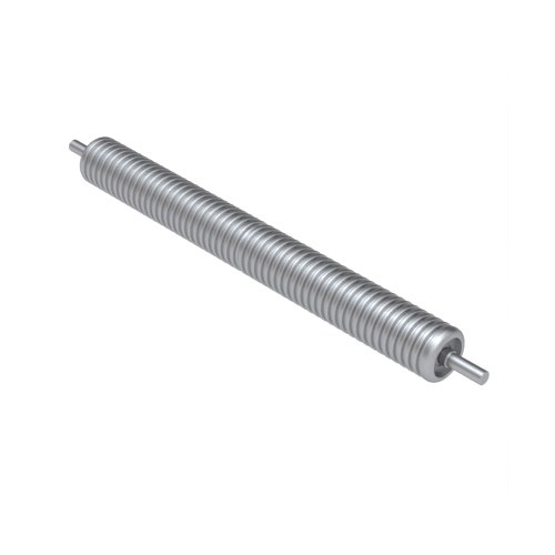 Roller - grooved machined aluminum