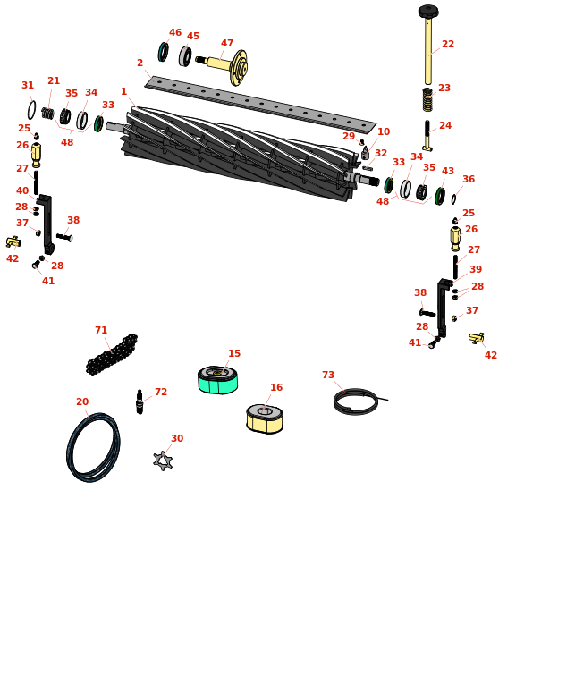 John Deere 260C Greens Mower Reel Bedknife John Deere 260C Greens Mower Reel Bedknife