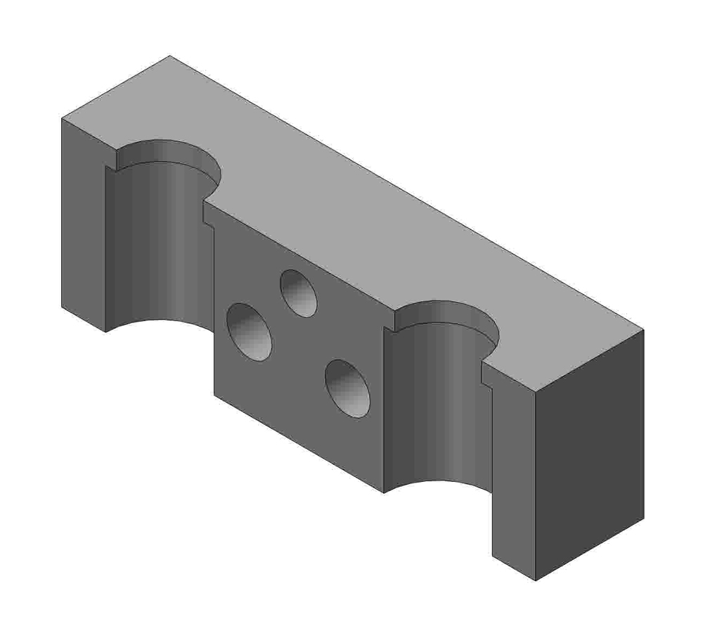 Bar - tine holder 4 x 3/4 set/2