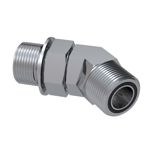 Hydraulic fitting - 45 deg