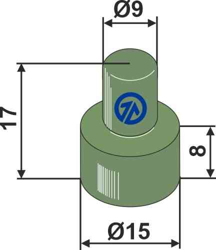 Rubber spring element