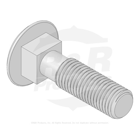 Bolt - carriage m12-1.75 x 45