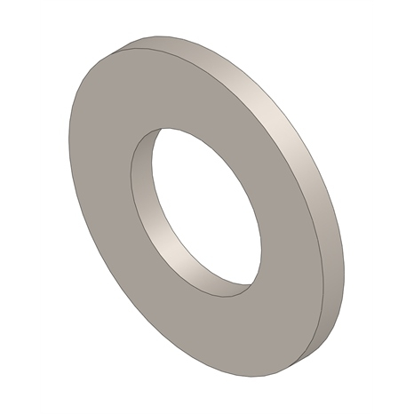 Washer - flat 9/16 plain uss