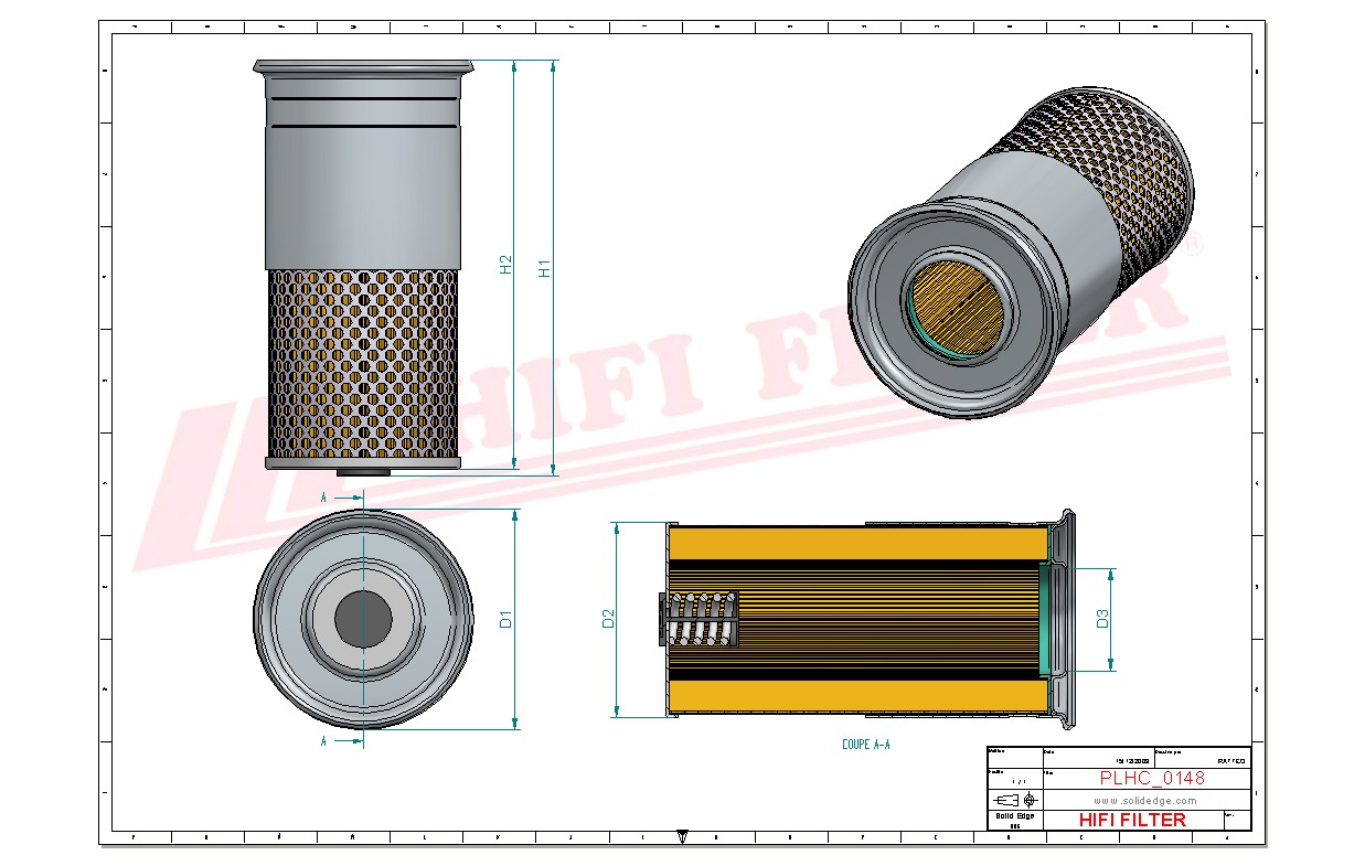 Hydraulic filter passend voor kox fh 247