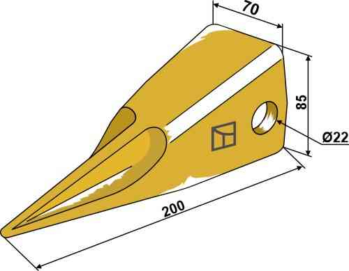 Digging teech fitting for Caterpillar 9W8259