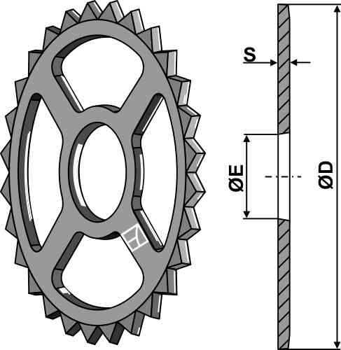 Ster-ring ø470 mm