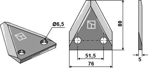 Futtermischwagenmesser Futtermischwagenmesser