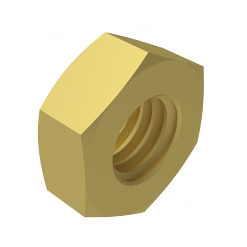 Nut - 3/8-16 hex plated