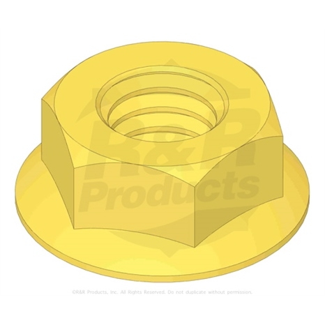 Locknut - 5/16-18 flanged y/zinc Locknut - 5/16-18 flanged y/zinc