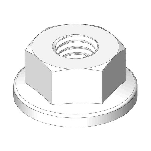 Locknut - 10mm x 1.5 flanged 10.9
