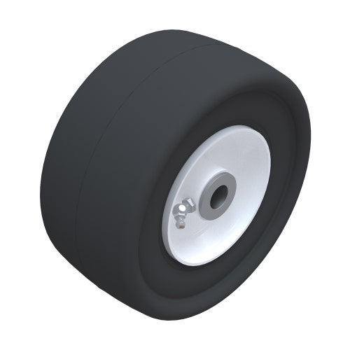 Tire & wheel - 8x3.50-4 (4 ply) smooth