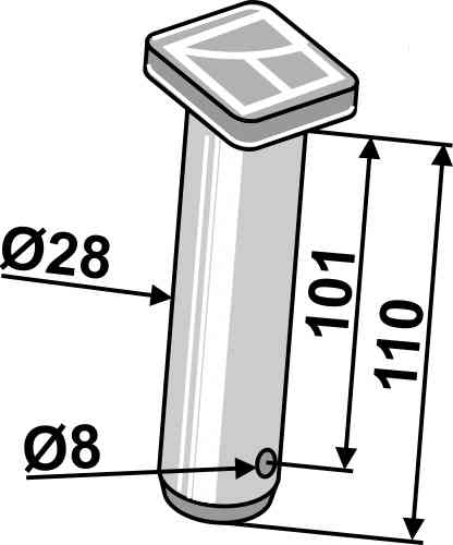 Pin Ø28