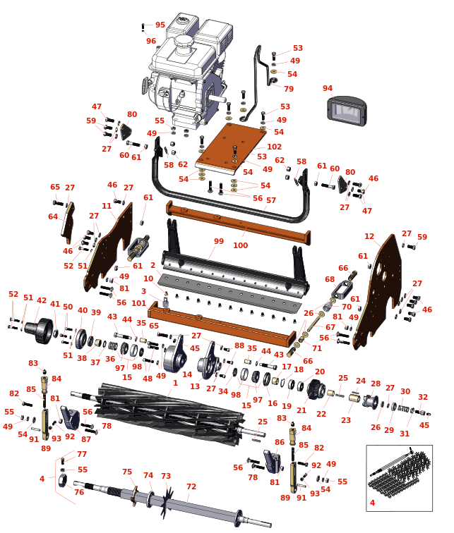 Jacobsen Greens King 422 Reel & Bedknife