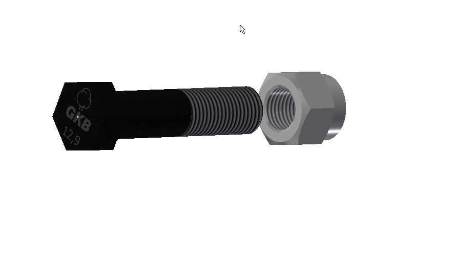 Freesbout M12x1,25x50 + Moer