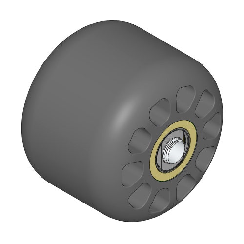 Caster wheel assy
