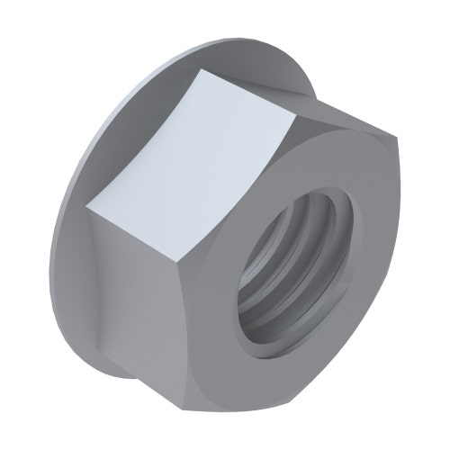 Nut - 8mm x 1.25 flanged