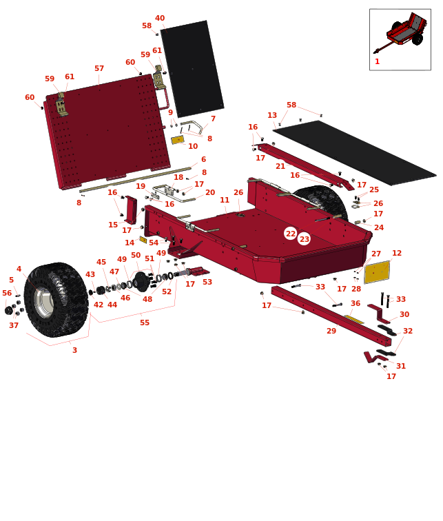 Toro Trans Pro 100 Trailer Parts - Model 04240 Toro Trans Pro 100 Trailer Parts - Model 04240