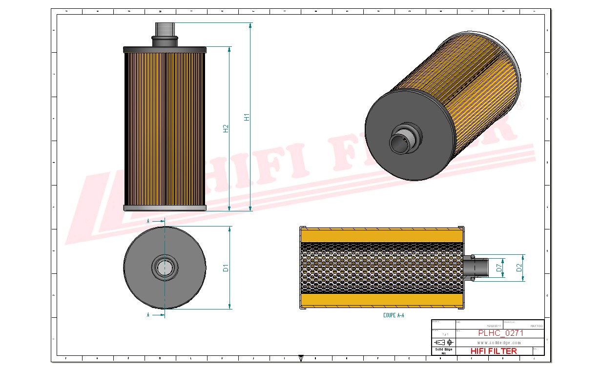 Hydraulic filter passend voor kupper weisser 517.384256
