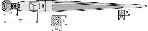 Frontladertand 1100