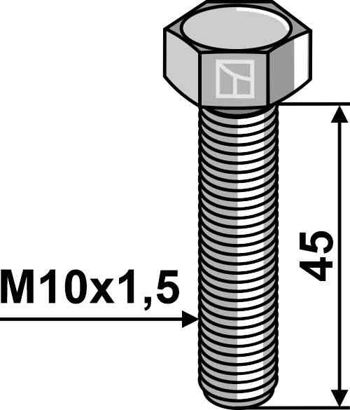 Zeskantmoer M10 zonder moer