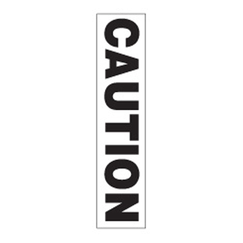 Decal - sign caution
