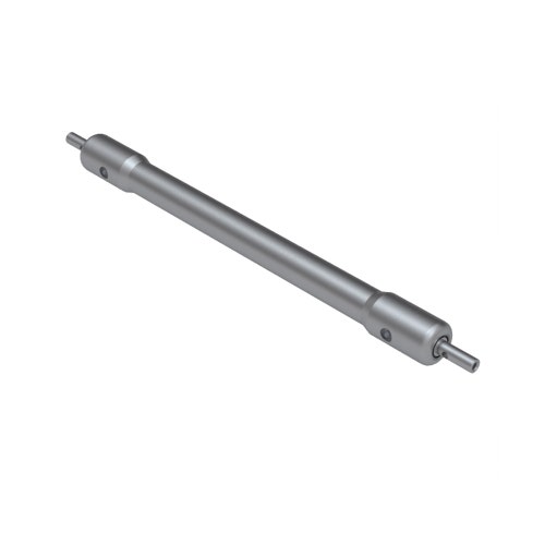 Roller - swaged machined solid aluminum