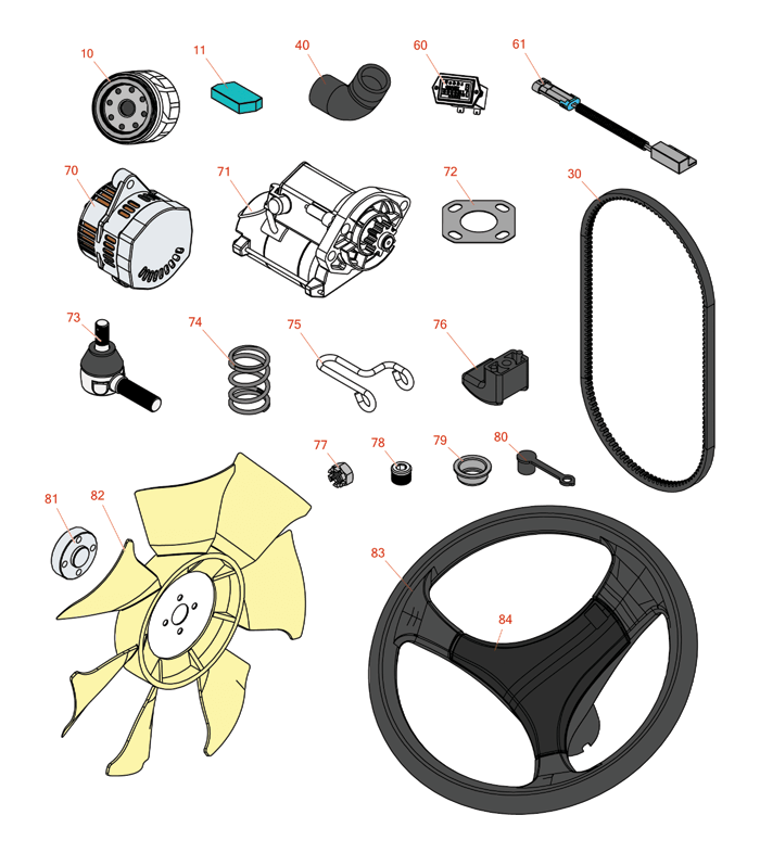 Basic machine parts suitable for your Toro 3400 Model 30651