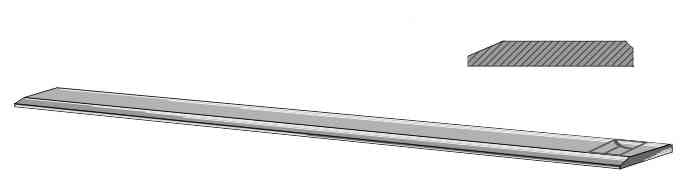 Schürfschiene