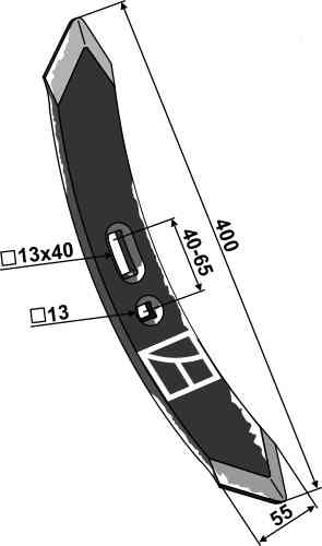 Spitzschar geeignet für Köckerling 506009