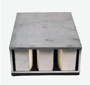 Airfilter onengine rigid outer body