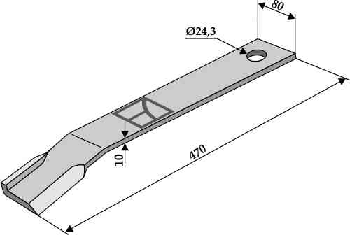 RDM Parts Schlegel - links geeignet für Humus 303 051