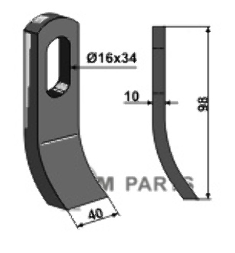RDM Parts Spindel egnet til Noremat 103070 RDM Parts Spindel egnet til Noremat 103070