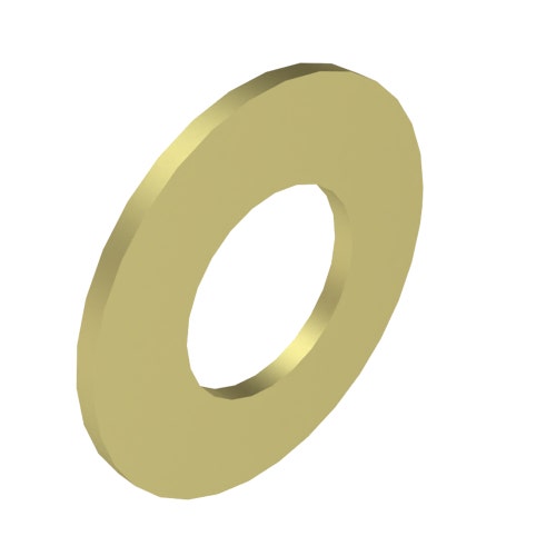 Washer - flat 3/8 yellow uss