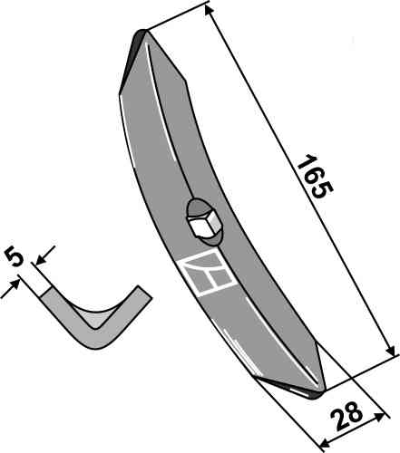 Schar für Plate-Garezinken