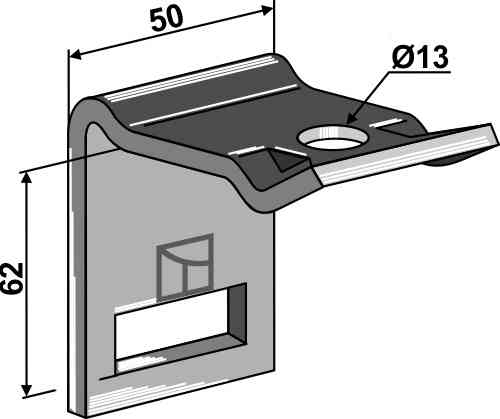 Halter für Zinken 32 x 12