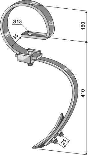 Harrow tine
