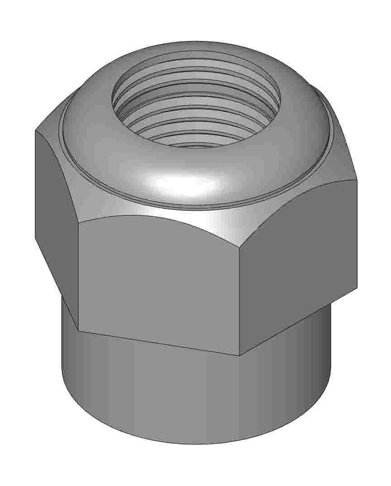 Nut - rear roller adj
