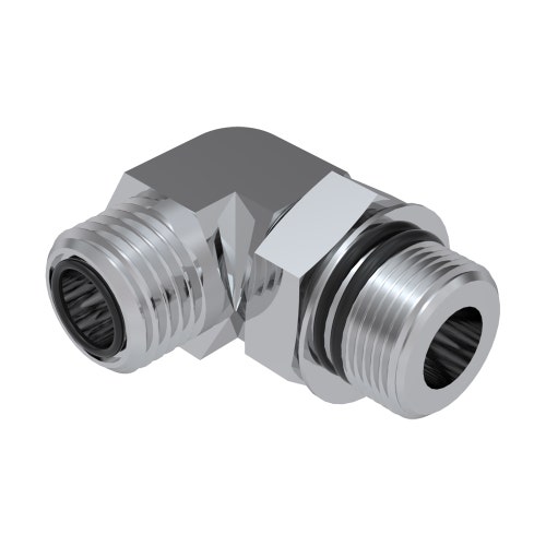 Hydraulic fitting - 90 deg