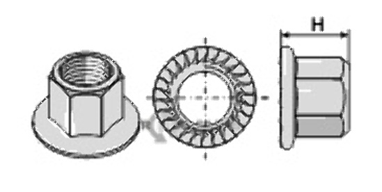 Collar nut - m12x1,75 51-12rmu