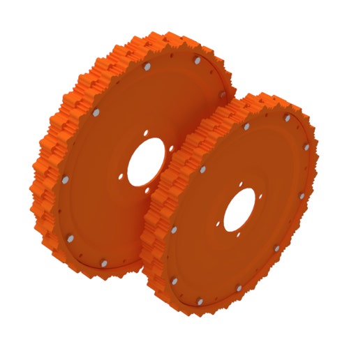 Roda - 18 com conjunto de disco (2 un)