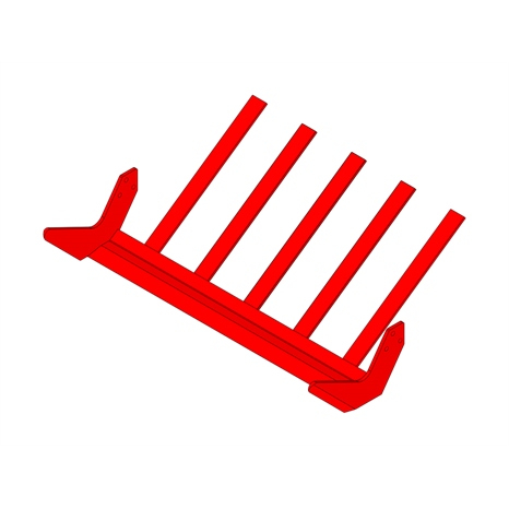 Sod blade - 24 formed w/long fingers