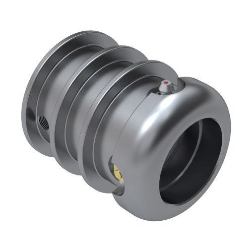 Roller end - grooved