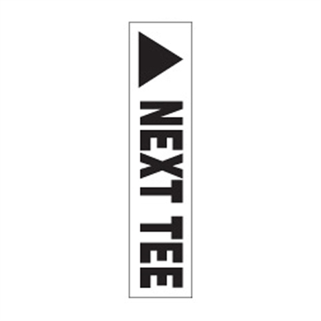 Decal - sign next tee>