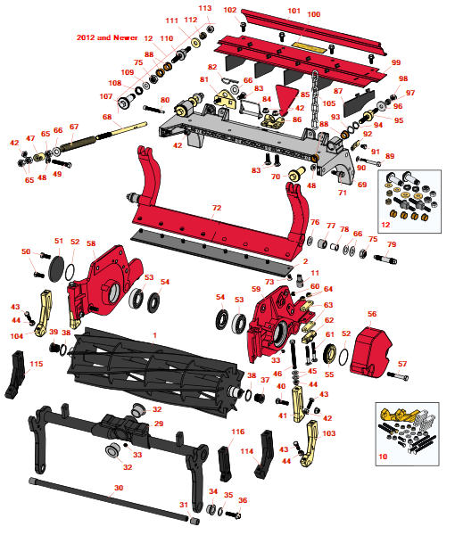 Toro Reelmaster 6500D DPA Cutting Unit - Models 03863 & 03864