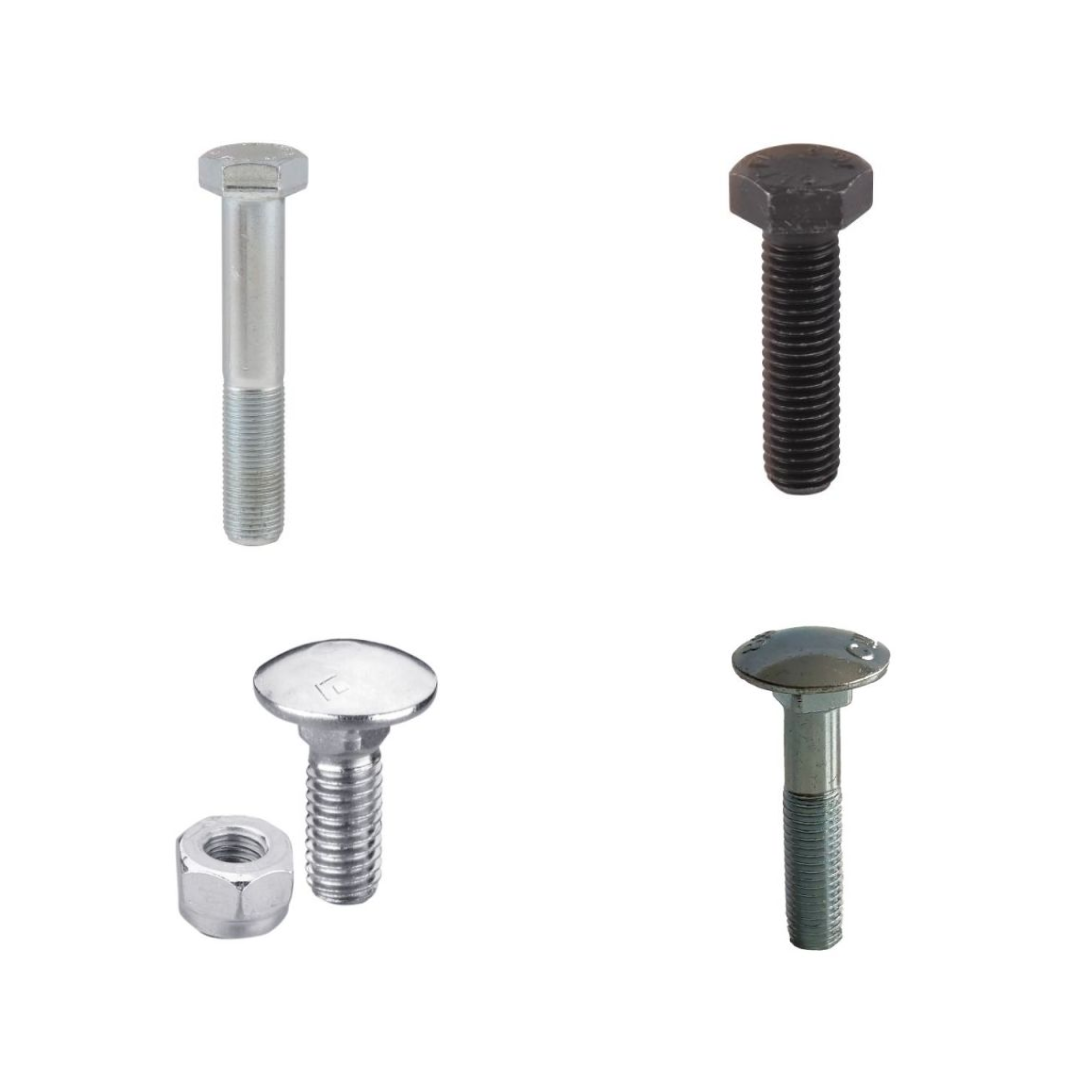 Plough bolts, bolts galvanized, bolts DIN931 - 8.8