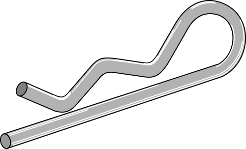 Borgveer met enkele veer Borgveer met enkele veer